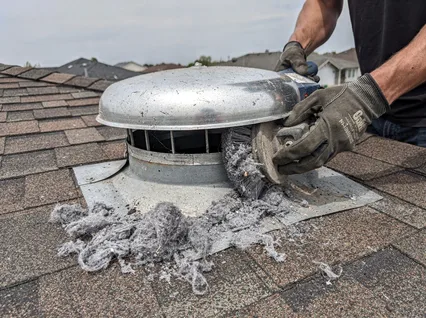 Cleaning Dryer Vent On Roof in Warrensville Heights