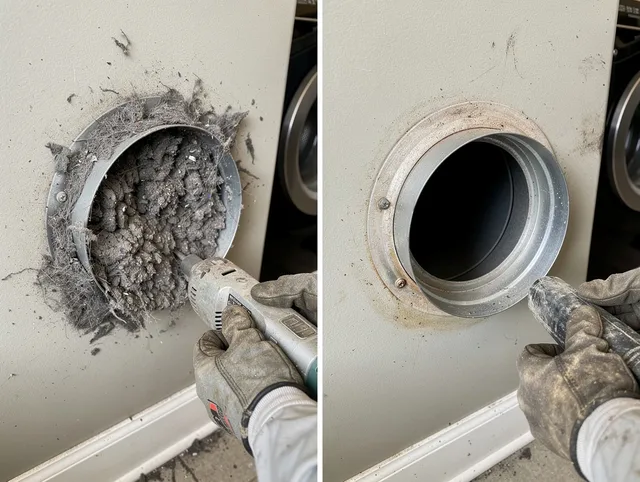 Professional clogged vent cleaning by Warrensville Heights Dryer Vent Cleaning in Warrensville Heights