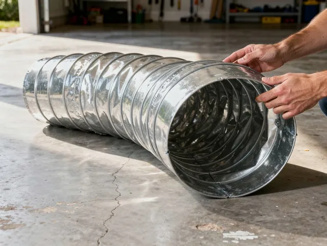Warrensville Heights Dryer Vent Cleaning specialist using advanced equipment for thorough duct cleaning in Warrensville Heights