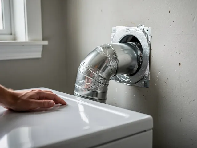Warrensville Heights Dryer Vent Cleaning expert performing professional dryer vent repair and installation in Warrensville Heights